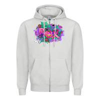 Dove Grey halloween boo with cancer ribbon Zipper Hoodie - AdoDesignShop