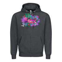 Smoke halloween boo with cancer ribbon Zipper Hoodie - AdoDesignShop
