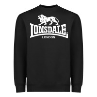 Black lonsdale classic logo lion Heavyweight Sweatshirt - DesignPulse