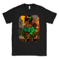 Black juneteenth black woman fashion girl Classic Tee - CowGirlArtShop
