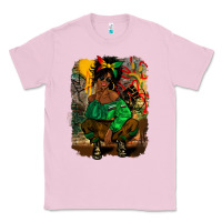 Bubblegum Pink juneteenth black woman fashion girl Classic Tee - CowGirlArtShop
