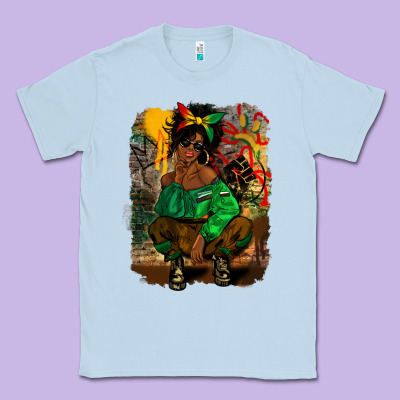 Juneteenth Black Woman Fashion Girl Classic Tee Designed By Cowgirlartshop