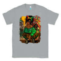 Heather Grey juneteenth black woman fashion girl Classic Tee - CowGirlArtShop