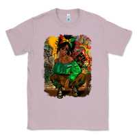 Lilac juneteenth black woman fashion girl Classic Tee - CowGirlArtShop