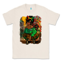 Natural juneteenth black woman fashion girl Classic Tee - CowGirlArtShop