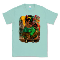 Seafoam juneteenth black woman fashion girl Classic Tee - CowGirlArtShop