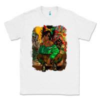 White juneteenth black woman fashion girl Classic Tee - CowGirlArtShop