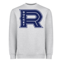 Heather Grey laval rocket Heavyweight Sweatshirt - DesignPulse