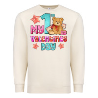 Sandshell my first valentines day Premium Sweatshirt - AdoDesignShop
