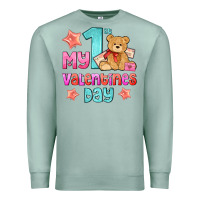 Seafoam my first valentines day Premium Sweatshirt - AdoDesignShop