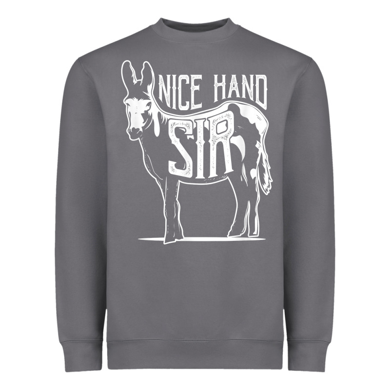 Nice Hand Sir Donkey Poker Funny Gambling Design For Fans Heavyweight Sweatshirt by DesignPulse | Teevron