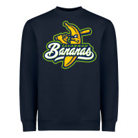 Navy bananas Heavyweight Sweatshirt - DesignPulse