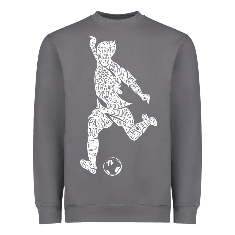 Soccer Player Ball Heavyweight Sweatshirt by DesignPulse | Teevron