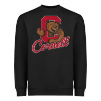 Black cornell Heavyweight Sweatshirt - DesignPulse