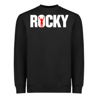 Black boxer r o c k y Heavyweight Sweatshirt - DesignPulse