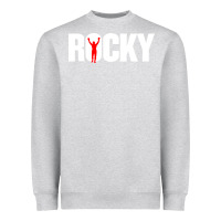 Heather Grey boxer r o c k y Heavyweight Sweatshirt - DesignPulse
