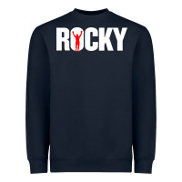 Navy boxer r o c k y Heavyweight Sweatshirt - DesignPulse