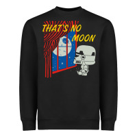 Black that's no moon Heavyweight Sweatshirt - DesignPulse