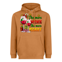 Meerkat The more wine the more merry Heavyweight Hoodie - AdoDesignShop