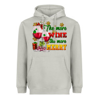 Moon Dust The more wine the more merry Heavyweight Hoodie - AdoDesignShop