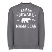 Storm beware mama bear mom protect strong mother graphic clip art t shirt Heavyweight Sweatshirt - DesignPulse