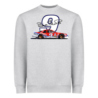Heather Grey Bill Elliott 1988 Winston Cup 9 Stock Car  Classic Heavyweight Sweatshirt - DesignPulse
