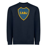 Navy Boca Juniors Heavyweight Sweatshirt - DesignPulse