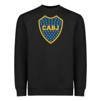 Black Boca Juniors Heavyweight Sweatshirt - DesignPulse