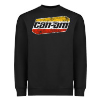 Black CANAM Vintage Original ATV UTV off road Gift Long Sleeve Heavyweight Sweatshirt - DesignPulse