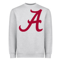 Heather Grey -alabama athletics Heavyweight Sweatshirt - DesignPulse