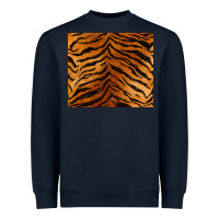 Navy handdrawn tiger pattern Heavyweight Sweatshirt - BarkalooDesign