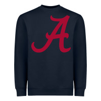 Navy -alabama athletics Heavyweight Sweatshirt - DesignPulse