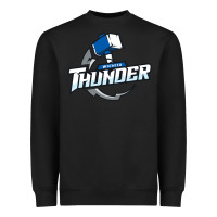 Black wichita thunder Heavyweight Sweatshirt - DesignPulse