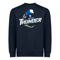 Navy wichita thunder Heavyweight Sweatshirt - DesignPulse