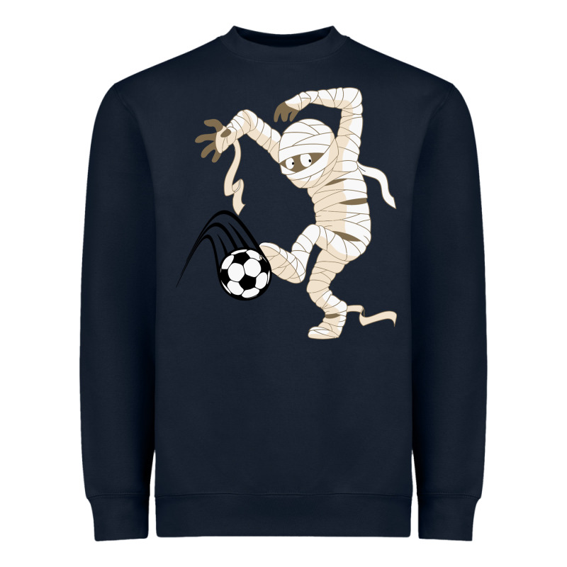 Funny Halloween Soccer Ball Heavyweight Sweatshirt by DesignPulse | Teevron
