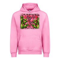 Fuchsia Pink valentine's day cactus background Urban Hoodie - JahusDesignShop