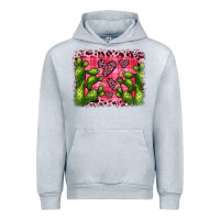 Heather Grey valentine's day cactus background Urban Hoodie - JahusDesignShop