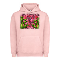 Pigment Salmon valentine's day cactus background Urban Hoodie - JahusDesignShop