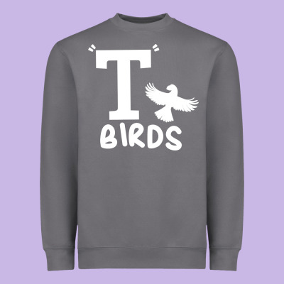 T Birds Greaser Thunderbirds 1970s T Birds Pullover Hoodie Heavyweight Sweatshirt Designed By Designpulse