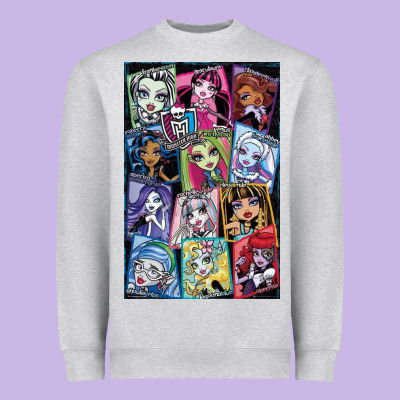 Monster High Character Heavyweight Sweatshirt Designed By Designpulse