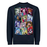Navy monster high character Heavyweight Sweatshirt - DesignPulse