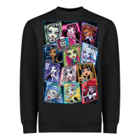 Black monster high character Heavyweight Sweatshirt - DesignPulse