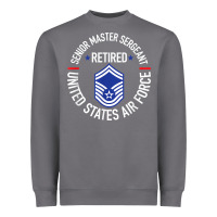 Storm senior master sergeant retired air force retirement gifts t shirt Heavyweight Sweatshirt - DesignPulse