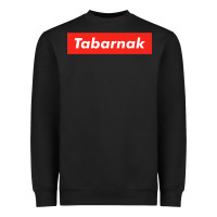 Black tabarnak quebec french canadian canada profanity sacre cuss premium t Heavyweight Sweatshirt - DesignPulse
