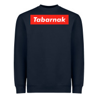 Navy tabarnak quebec french canadian canada profanity sacre cuss premium t Heavyweight Sweatshirt - DesignPulse