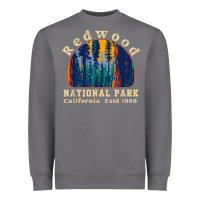 Storm redwood national park california retro vintage cam Heavyweight Sweatshirt - DesignPulse