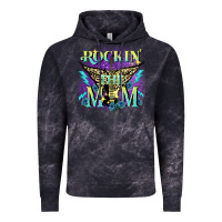 Cloud Black Rockin' the mom Mother's Day Vintage Hoodie - FaDigitalArtStudio