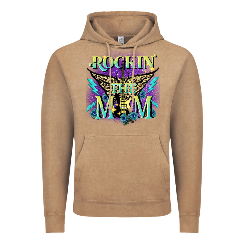 Rockin' The Mom Mother's Day Vintage Hoodie by FaDigitalArtStudio | Teevron