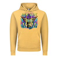 Vintage Mustard Rockin' the mom Mother's Day Vintage Hoodie - FaDigitalArtStudio