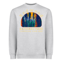 Heather Grey redwood national park california retro vintage cam Heavyweight Sweatshirt - DesignPulse